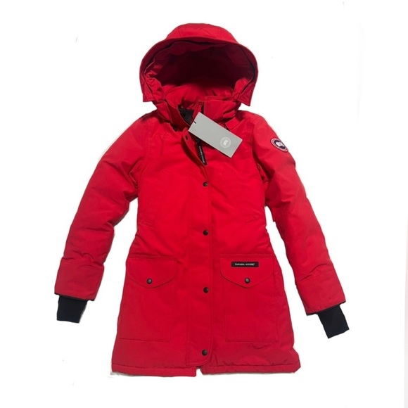 ❤️🌟HOST PICK🌟❤️ Canada Goose Red The Trillium Parka New with Tags $1750 - Picture 11 of 13